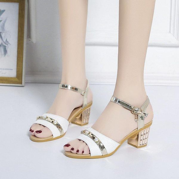 

sandals 2021 summer style fashion temperament fairy platform ladies high heel women, Black