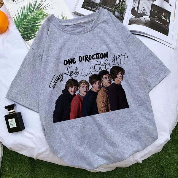 

harry styles fine line tshirt oversized t shirts women 2021 summer one direction harajuku graphic t-shirts tee shirt femme, White