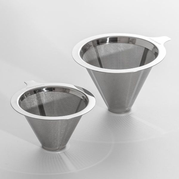 

coffee filters filter stainless steel reusable double layer mesh basket brewing portable tools accessories da60gl