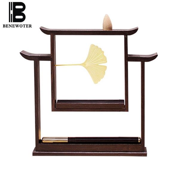 

fragrance lamps handmade vintage sandalwood wooden figurines base decoration aroma cone backflow stick incense burner censer ornament home d