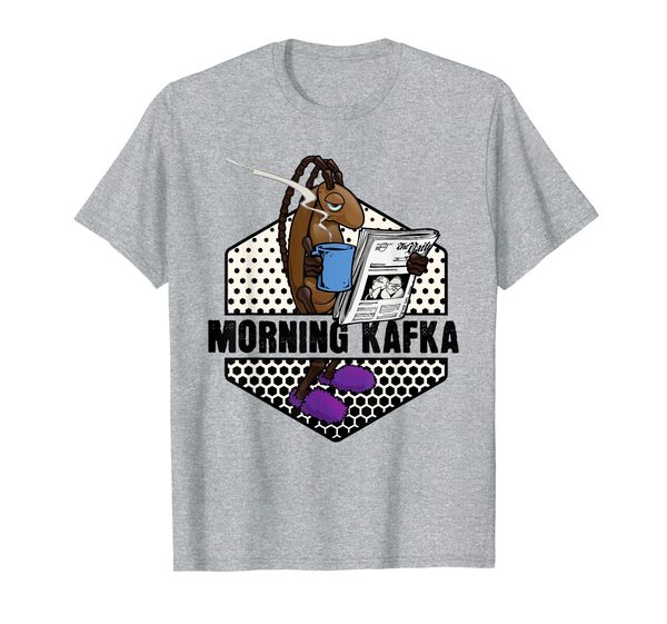 

kafka meme cute cockroach morning brew metamorphosis t-shirt, White;black