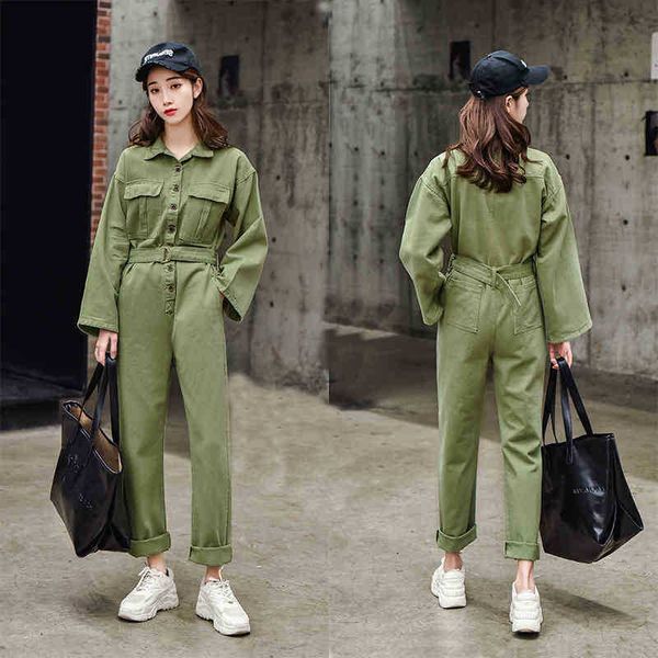 

women's jumpsuits & rompers overalls for women spring casual loose denim jumpsuit high waist long jeans romper wide leg trous erln, Black;white