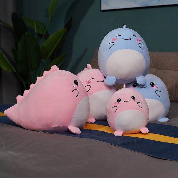 

40cm kawaii dinosaur plush toy stuffed animal soft plushie fat dinosaur pillow cushion toys for kids girls birthday gift decor