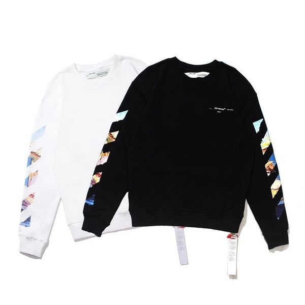 

hoodiesmonet oil painting direct jet printing hooded sweater1, Black