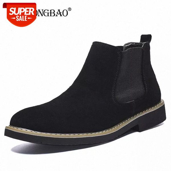 

new autumn early winter boots men genuine leather shoes men waterproof casual shoes cow leather male man motorcycle boots #ei59