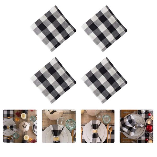 

mats & pads 4pcs waterproof simple placemat durable heat insulation pad western mat