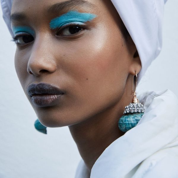 

za new fashion creative conch bohemian ocean demeanor fake diamond earrings, Silver