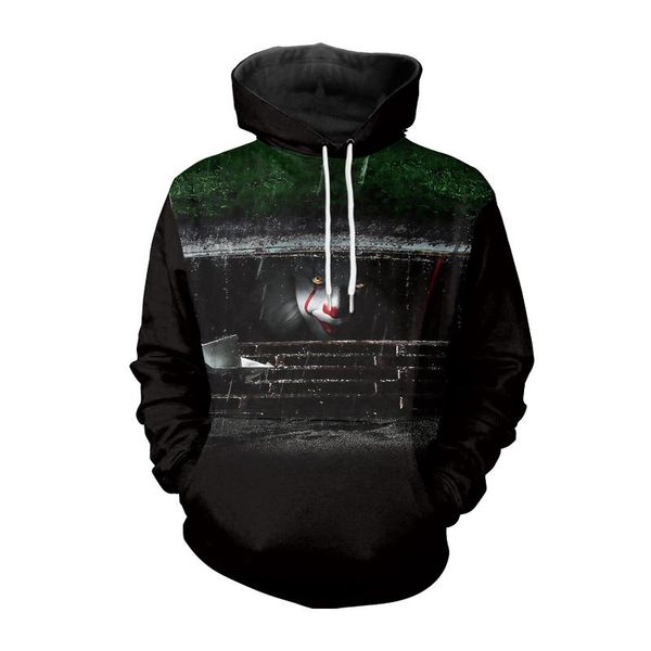 

women's hoodies & sweatshirts stephen king's it cos costume penny celebrity inspired halloween horror pullover hooded couple', Black