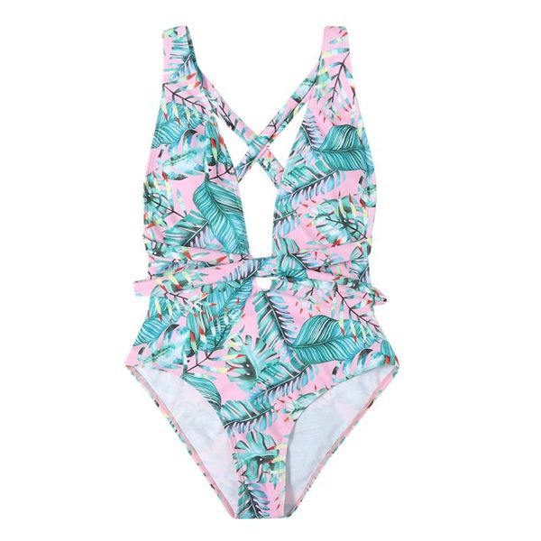 

summer swimsuit female one-piece bikini print swimsuits