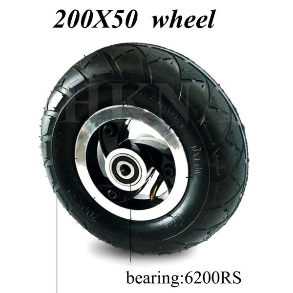 

motorcycle wheels & tires 200x50 wheel tire for electric scooter razor e100 e150 e200 espark crazy cart scooters 8 inch front parts