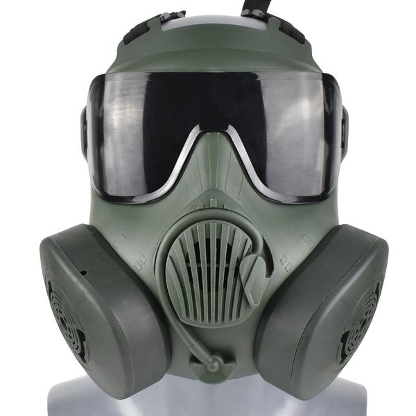 

cycling helmets tactical mask goggles with fan ventilation defog function for paintball shooting wargame cosplay protection