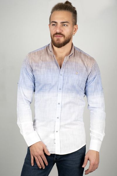 

Fold Linen Shirt 1905073 Idbd, White;black