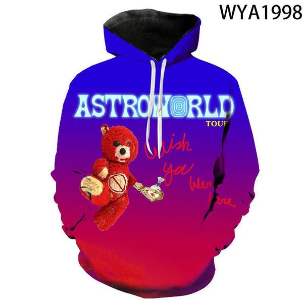 

men's hoodies & sweatshirts 2021 astroworld fashion 3d printed men women children boy girl pullover casual hoody streetwear coat, Black