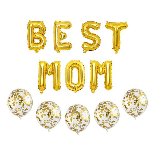 

party decoration mothers day 16 inch golden rose gold letters thanksgiving mother aluminum foil balloon globos