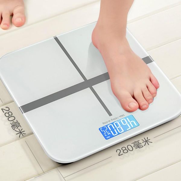 

smart scales white glass scale home electronic precision bathroom weight machine digital usb charging pese personne items de50tzc