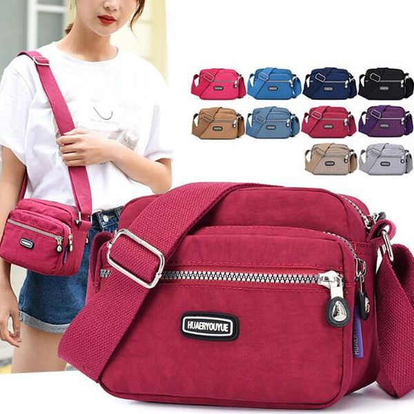 

evening bags 2021 casual designer women shoulder bag nylon female handbag waterproof girls messenger crossbody small