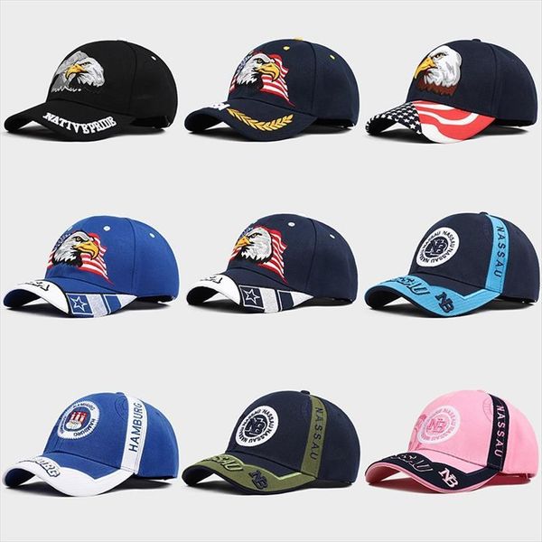 

dropshipping usa flag eagle embroidery baseball cap snapback caps casquette hats fitted casual gorras dad for men women, Blue;gray