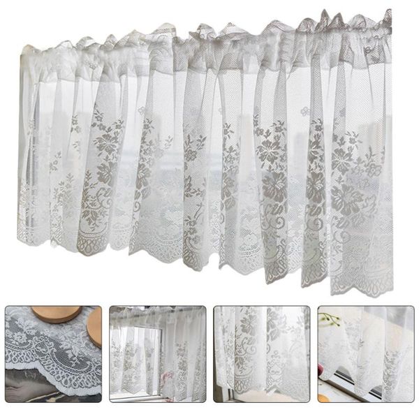

curtain & drapes 1 sheet delicate half window short blackout for home