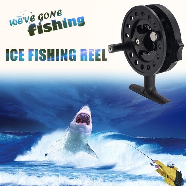 

plastic ice fishing reel left/right handed mini carp fish wheel tackle outdoor universal baitcasting reels