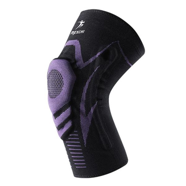 

fitness knee pads brace compression adjustable for basketball volleyball elastic protector sports kneepad, Black;gray