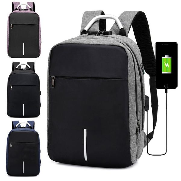 

backpack portable travel 2021 students computer business bag canvas backpacks men