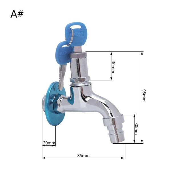 

bathroom sink faucets outdoor anti-theft faucet with lock key single handle lockable household washing water tap