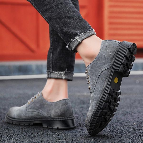 

dress shoes casual autumn for mens suede boots cowboy moccasins hombre de shoes-for-men couro para loafers zapatos sapatenis youth men, Black