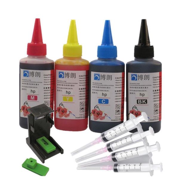 

ink refill kits printer for 123 xl cartridge 121 122 650 129 21 22 140 141 664 deskjet 2130 2620 4x100ml