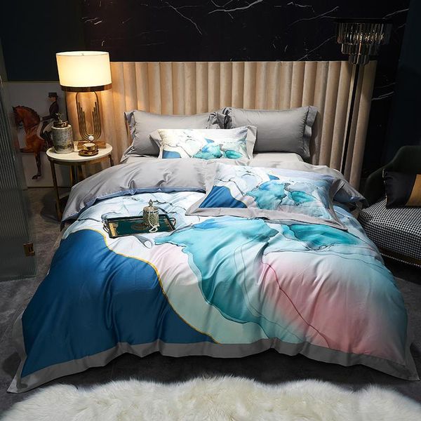 

bedding sets european style long-stapled cotton set forest and the deer duvit cover sheet pillowcase king  4 pcs