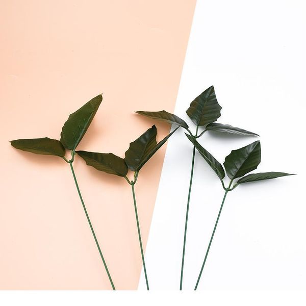 

10pcs artificial plants home decor accessories diy christmas wreath silk leaf gifts box flowers wall for scrapbook fak jllyql