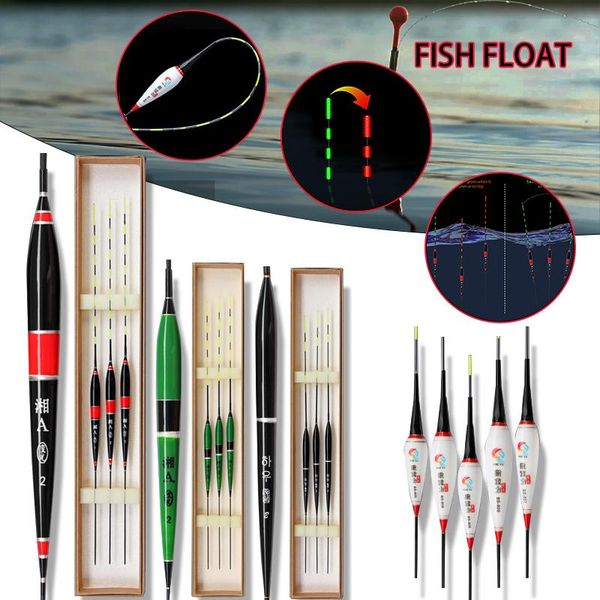 

fishing accessories smart float bite alarm fish bait led light color change automatic night electronic changing buoy glow in the dark la