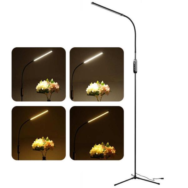 

12w led floor lamps 3 colors modes and 5 brightness levels remote control 3 fork base indoor floor light