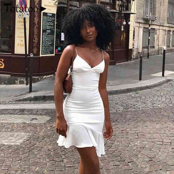 

elegant v neck ruffles women dress strap bodycon summer sleeveless office lady vintage party white, Black;gray