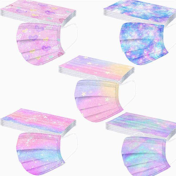 

selling disposable / chilen's soft star printed mask three-layer protective