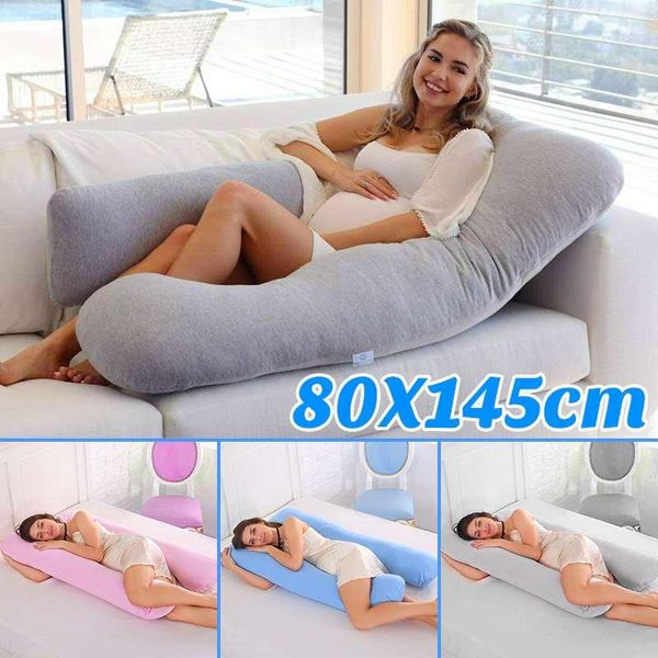 

pillow 145x80cm pregnancy side sleeper pregnant bedding full body u-shape cushion long sleeping multifunctional maternity
