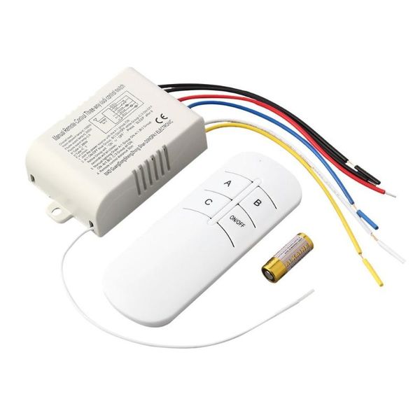 

smart home control 220v 3 way on/off digital rf remote switch wireless for light lamp worldwide store