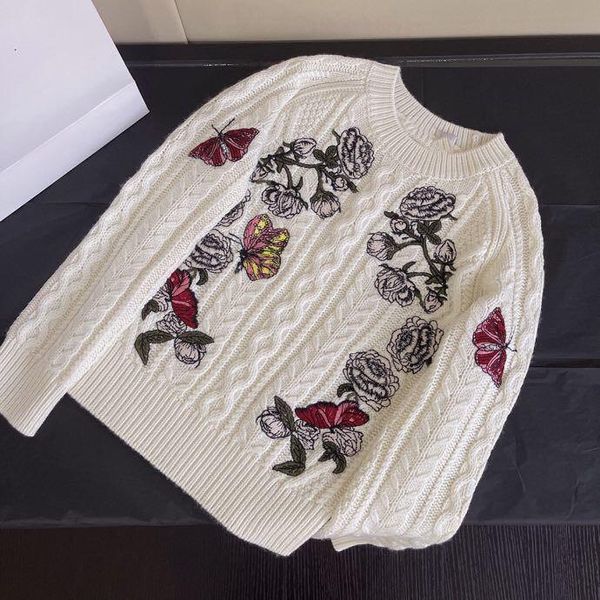 

women's sweaters wz09123 fashion 2021 runway luxury european design party style clothing, White;black