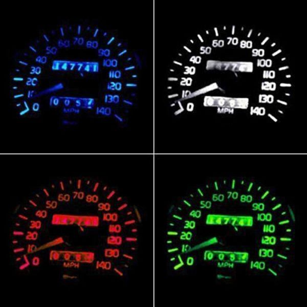 

car headlights elements lights pack 10pcs 180 degree bulbs cluster dash gauge led