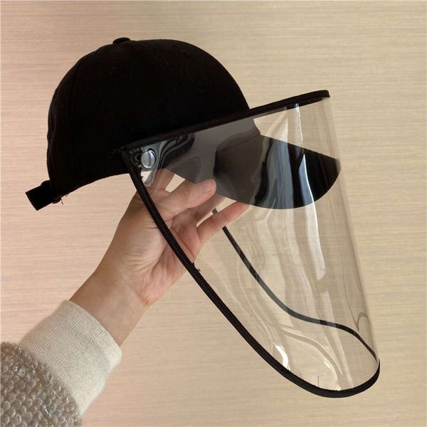 

the protective mask can be disassembled, and the sunshade cap used for women's spring summer windproof, droplet sunscreen, Blue;gray