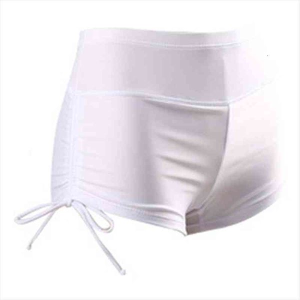 

women sports shorts bottoms swimming trunks women summer beach swimwear shorts drawstring skinny, White;black