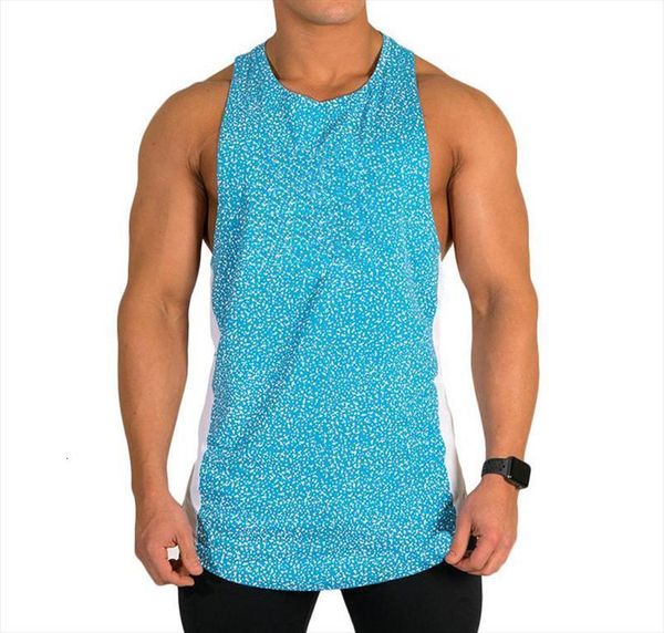 

musculation vest bodybuilding clothing mens and fitness men undershirt 3d printed tank gym shirt, White;black