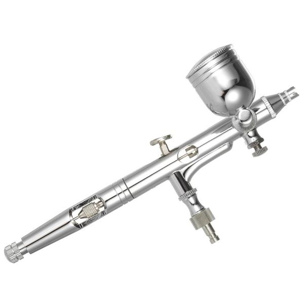 

professional spray guns kkmoon multi-purpose side feed dual-action airbrush kit adjustable air control 0.25mm 7cc & 22cc trigger gun
