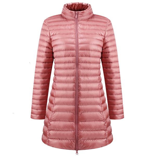 

2021 New Winter warm coat ladies brand ultra light 90% white down jacket MDL3, Black
