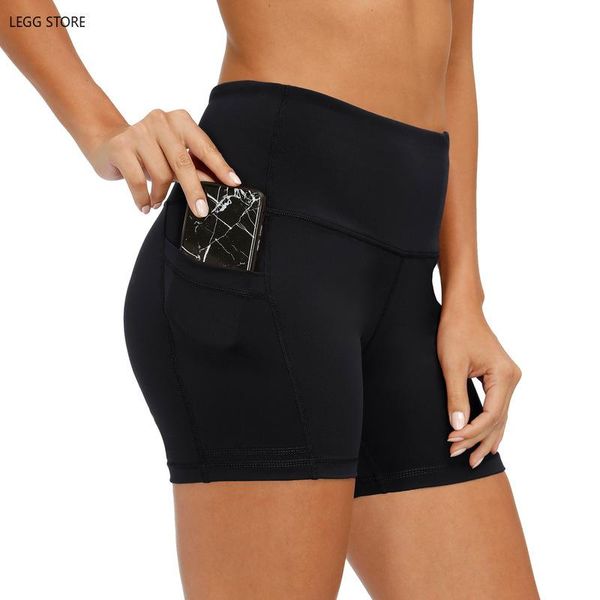 

women's shorts women thin fitness short pants casual ladies slim leggings high waist summer bottom knee-length black bodycon streetwear, White;black