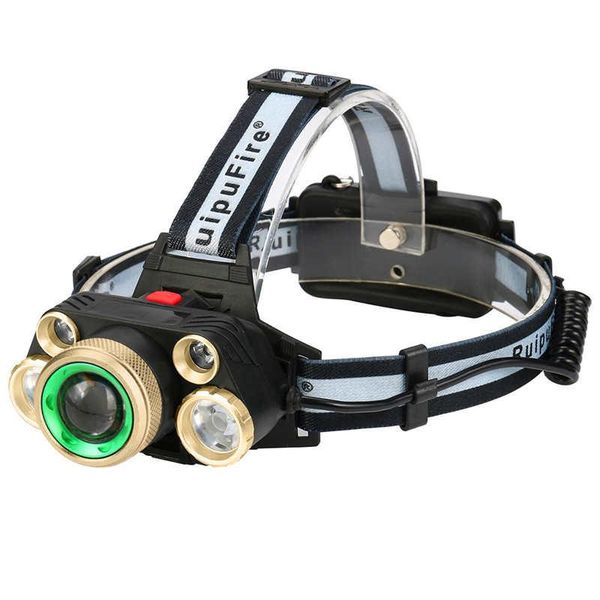 

reipufire 30000lm 4 modes 5x xm-l t6 powerful led usb adjustable focus headlamp headlight lanterna led bike #3o6
