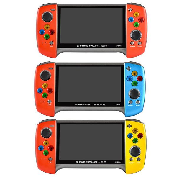 

new 19 plus gamepad handheld retro game console 5.1-inch large screen for ps1 gbc md nostalgic gba game console 10,000 games 8g