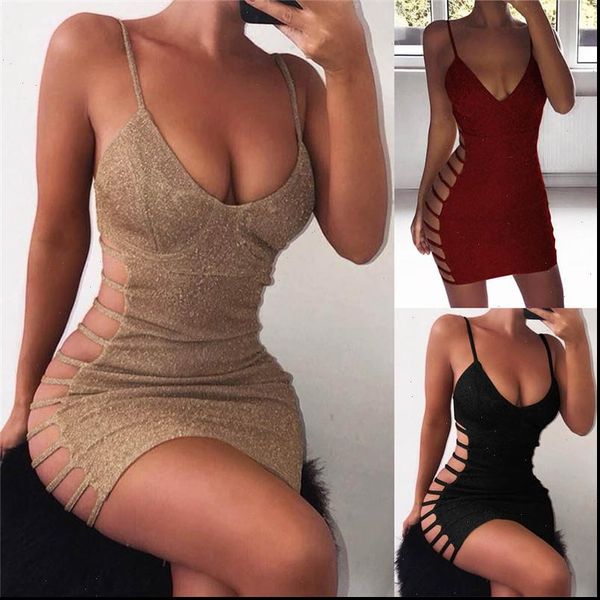 

fashion casual slim solid women bandage bodycon see through sleeveless party cocktail club mini dress summer clothes for girls, Black;gray