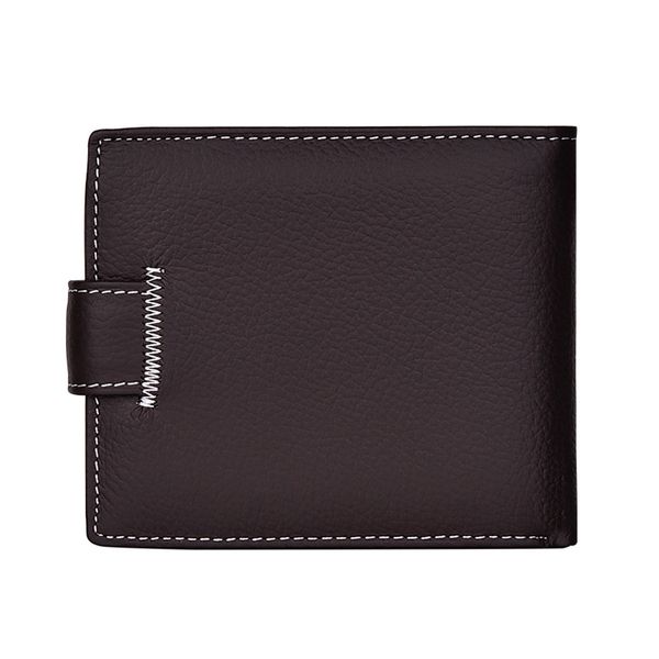 

2020 new genuine leather men wallets brand designer wallets with coin pocket purses gift for men card holder