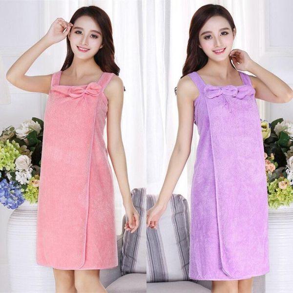 

towel coral velvet bath skirt wearable towel-wrapped camisole women pajamas than pure cotton water-absorbing