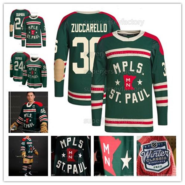 

minnesota wild 2022 winter classic jersey kirill kaprizov kevin fiala jared spurgeonv matt dumba mats zuccarello cam talbot alex goligoski k, Black;red